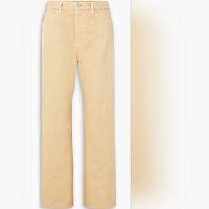 TOTEME Twisted Seam mid-rise straight-leg jeans Sand